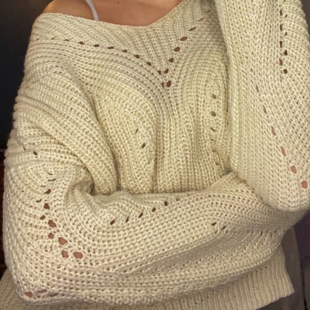 Cream marshals sweater